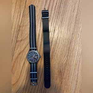 Men’s Black Timex Expedition.